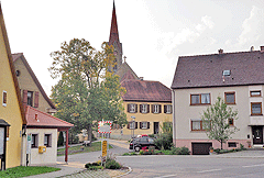 Ortsmitte von Diebach