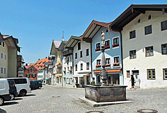 historische Altstadt in Bad Tölz