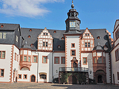 Lahnradweg, Schlosskirche in Weilburg